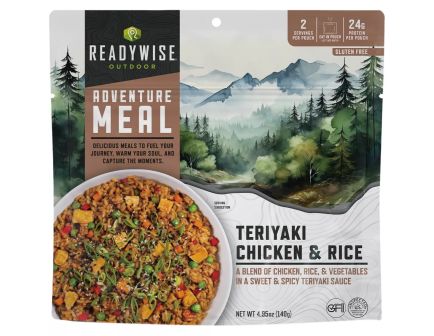 ReadyWise Freeze Dried Teryaki Chicken 6 Count Adventure Meal - RW05-804