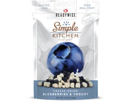 ReadyWise Simple Kitchen Freeze Dried Blueberries & Yogurt 6 Count - RWSK05-912