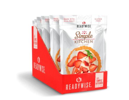 ReadyWise Simple Kitchen Strawberry Yogurt Tart 6 Pack - RWSK05-025