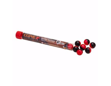 P2P .68 Cal Core Defense Pepper Rounds 10 Count, Red/Black - 2292309