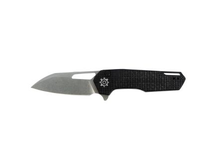704 Gear Sabertooth Folding Drop Point Knife, Black Micarta - SAB01-MIC-BLK
