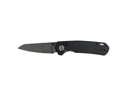 704 Gear Mantis Folding Drop Point Knife, Black Micarta - MAN01-MIC-BLK