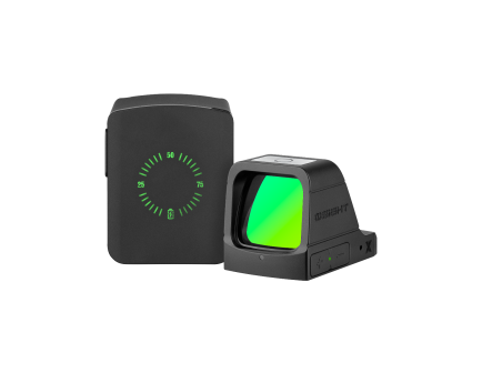 Osight X 3MOA Dot + 32 MOA Circle Green Dot Sight w/ Charging Cover, Black - OSIGHTXGN