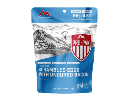Mountain House Pro-Pak Freeze Dried Scrambled Eggs w/ Uncured Bacon - 50457