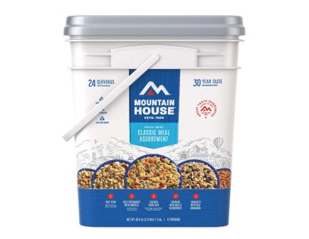 Mountain House Classic Meal Assortment Bucket Freeze Dried Food Supply - 81635