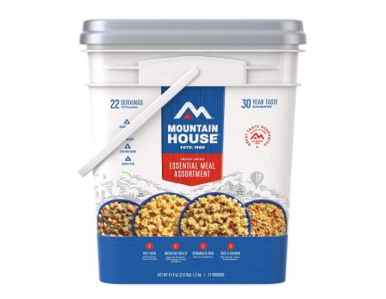 Mountain House Essential Meal Assortment Bucket Freeze Dried Food Supply - 81663