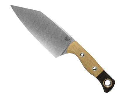 Benchmade Station Fixed Blade Clip Point Kitchen Knife, Maple Valley - 4010-02