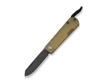 CIVIVI Slippy Sendy Spey Point Slip Joint Knife, Yellow - C24075A-1