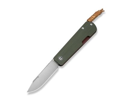CIVIVI Slippy Sendy Clip Point Slip Joint Knife, Green - C24075B-1