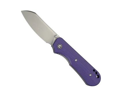 CIVIVI Crabby Folding Sheepsfoot Knife, Purple - C24055-2