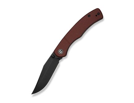 CIVIVI Clingman Folding Clip Point Knife, Burgundy - C23065-2