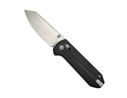 CIVIVI Yonder Folding Spey Point Knife, Black - C23073-1
