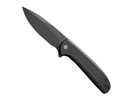CIVIVI Primitrox Folding Drop Point Knife, Black - C23005A-2