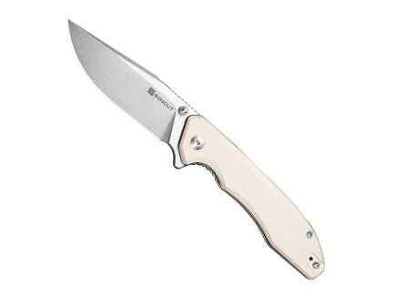 SENCUT Sylor Folding Clip Point Knife, Ivory - S25056-2