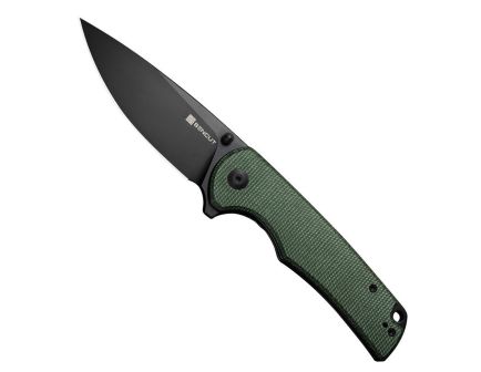 SENCUT Praktisk Folding Drop Point Knife, Green - S24019-3
