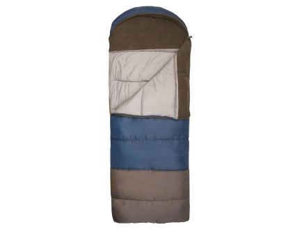 Wenzel Monterey 30-40 Degree Sleeping Bag, Brown/Blue - 74941320