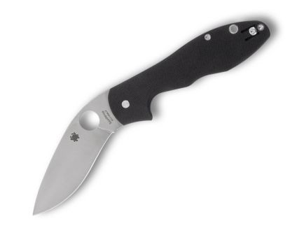 Spyderco Retract Folding Kukri Blade Knife, Black - C276GP