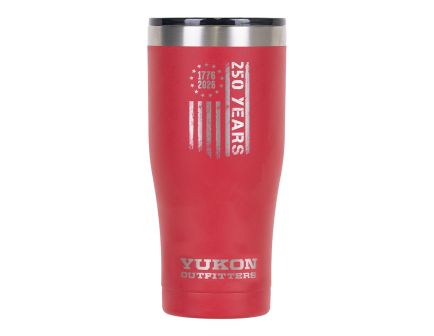 Yukon 250 Vertical Flag 20oz Tumbler, Red