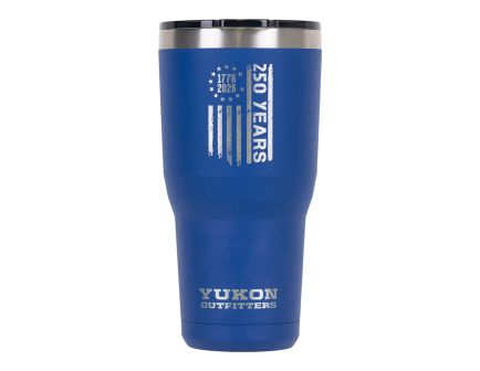 Yukon 250 Vertical Flag Tumbler, Royal Blue - 30oz