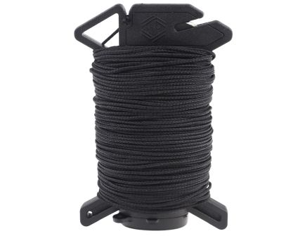 Atwood Rope Micro Ready Rope 1.18mm Paracord w/ Cutting Blade 125ft, Black - MRRMS01