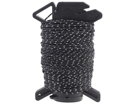 Atwood Rope Micro Ready Rope 1.18mm Paracord w/ Cutting Blade 125ft, Reflective Black - MRRMRS01