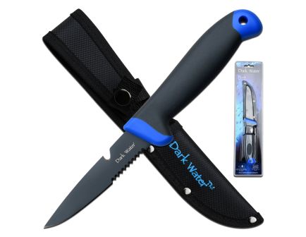 Dark Water Fixed Blade Knife, Clam - DW-FIX001CS