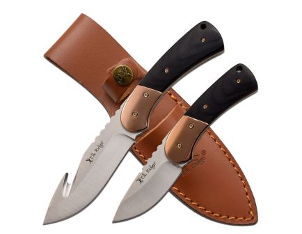 Elk Ridge Fixed Blade Knife Set, Clam - ER-200-10BKCS