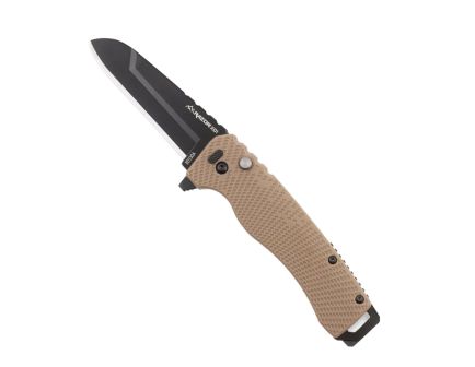 OUTDOOR EDGE RAZOR XD1 | 3.0" FOLDER | HEAVY DUTY CARRY KNIFE | TAN SCALE W/ BLACK SHEEPSFOOT  - XD130A-C