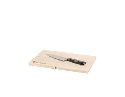 Snow Peak Chopping Board Set L Camp Kitchen Prep Board, Natural Wood - CS-208