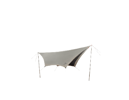 Snow Peak Takibi Tarp Hexa Set Camping Tarp, Ivory - TP-440S-US