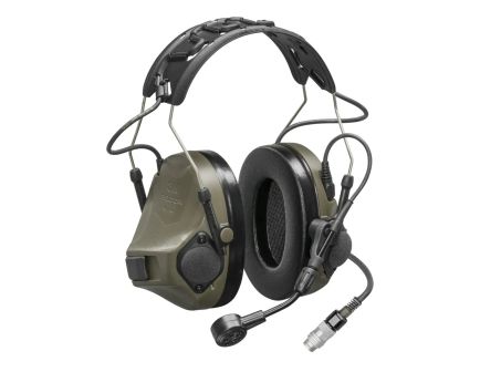 3M Peltor ComTac VIII Hearing Defender 23dB Electronic Earmuff, OD Green