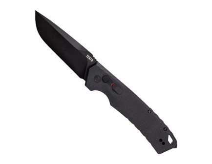 Tekto Knives A3 Delta Auto Folding Knife, Black