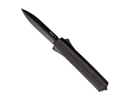 Tekto Knives A7 Zastava Auto Knife, Black/Black Wood