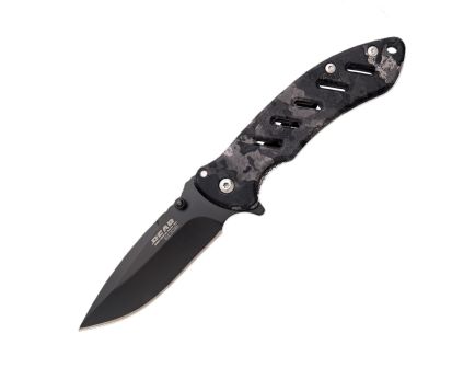 Bear Edge BRISK 1.0 4 1/16" MIDNIGHT CAMO FRAME LOCK FOLDING KNIFE