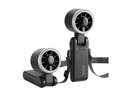 Diveblues JetForce Handheld Fan, Black