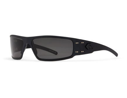 Gatorz Eyewear Magnum Smoke Polarized Black w/ Black Logo