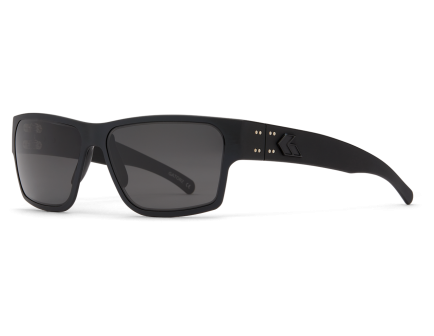 Gatorz Eyewear Delta Smoke Polarized Black w/ Black Logo