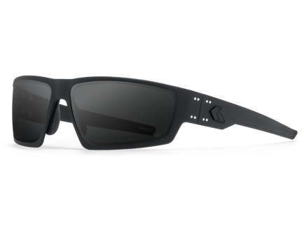 Gatorz Eyewear Warhawk Smoke Optimized Polarized Black w/ Black Logo