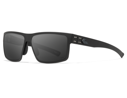 Gatorz Eyewear Rig Smoke Optimized Polarized Black w/ Black Logo