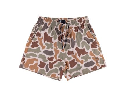 PSA Friday Short 5" Inseam, Tan Duck Camo - Medium
