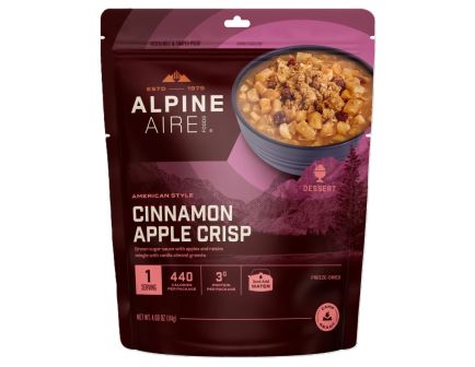 AlpineAire Freeze-Dried Meal Pouch, Cinnamon Apple Crisp