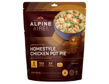 AlpineAire Freeze-Dried Meal Pouch, Homestyle Chicken Pot Pie