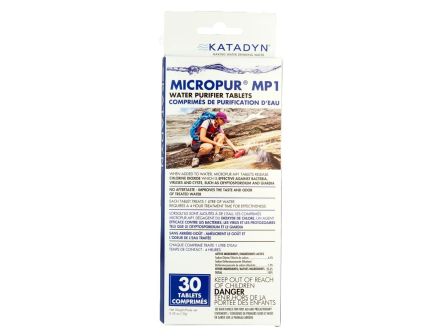 Katadyn Micropur MP1 Purification Tablets, 30 pack