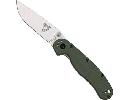 Ontario Knife Company RAT II Folding Knife, OD Green/Satin