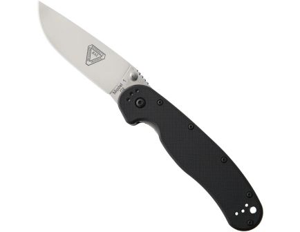 Ontario Knife Company RAT I D2 Folding Knife, Black/Satin