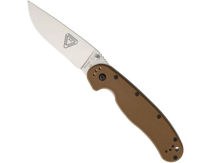 Ontario Knife Company RAT I D2 Folding Knife, Coyote Brown/Satin