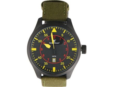 Smith & Wesson NATO Watch, Yellow/OD Green