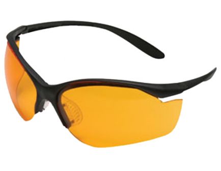 Howard Leight Vapor II Sharp-Shooter Wraparound Anti-Fog Safety Eyewear, Orange Lens, 10/case - R-01537