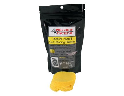 Pro-Shot Treated Gun Cleaning Patches - 2" - TT2-80
