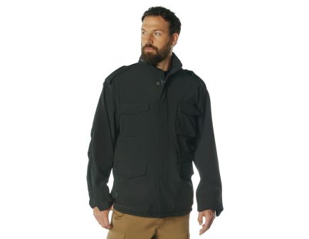 Rothco Soft Shell Tactical M-65 Field Jacket - Black, 3X-Large